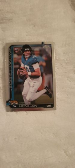 Henigan Jacksonville Jaguars Topps Chrome Rookie Card
