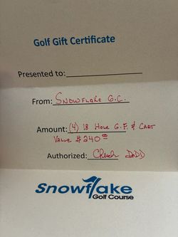 Snowflake Golf Course