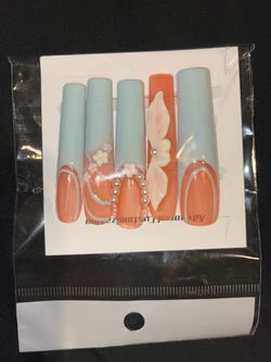 Press on Nail Set Long
