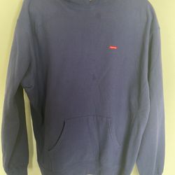 Supreme Small Box Hooded Sweatshirt Purple Sz M