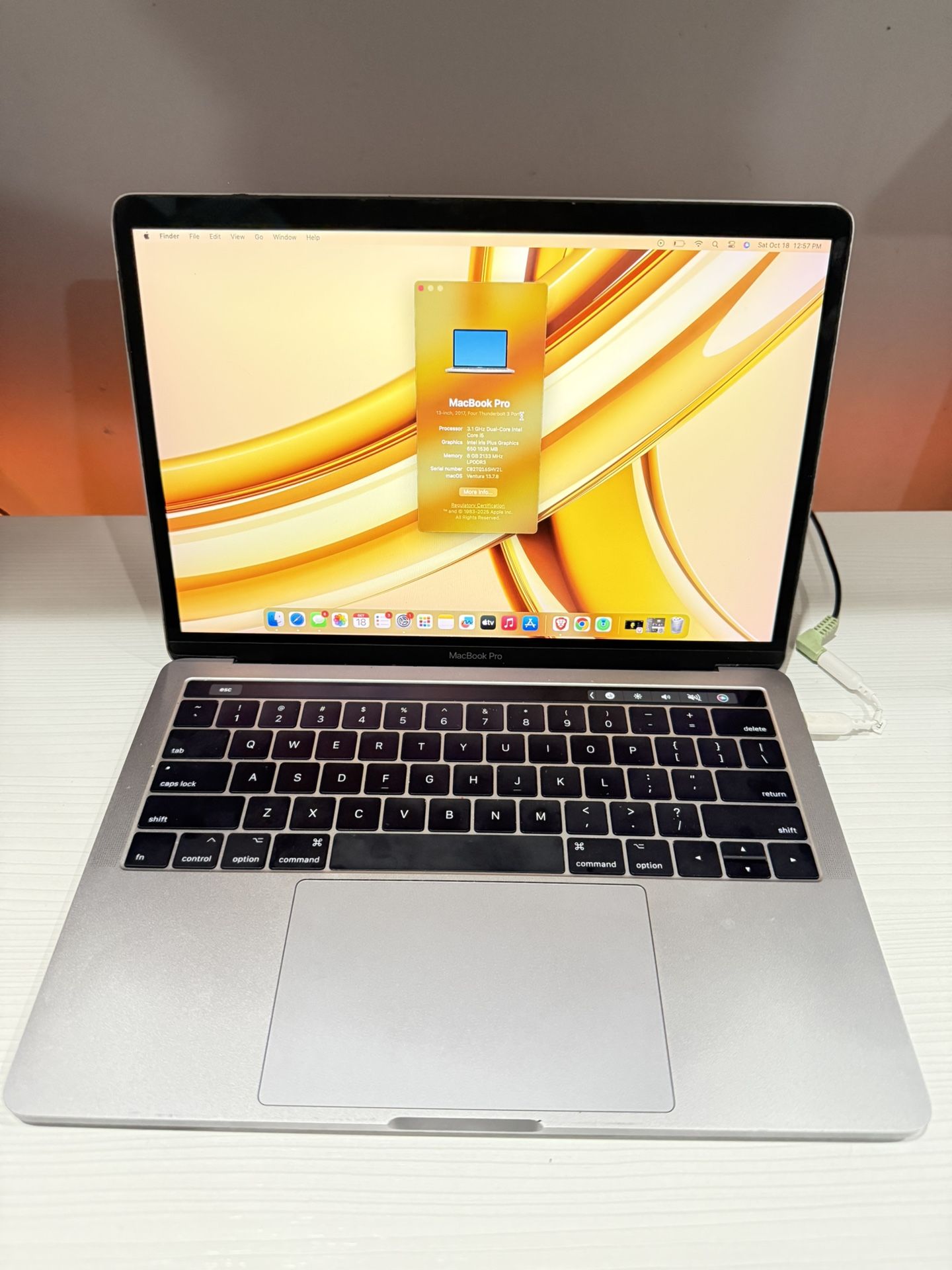2017 MacBook Pro Touchbar