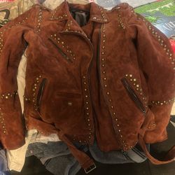 Leather Jacket Size Small