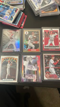 11 card shohei ohtani lot