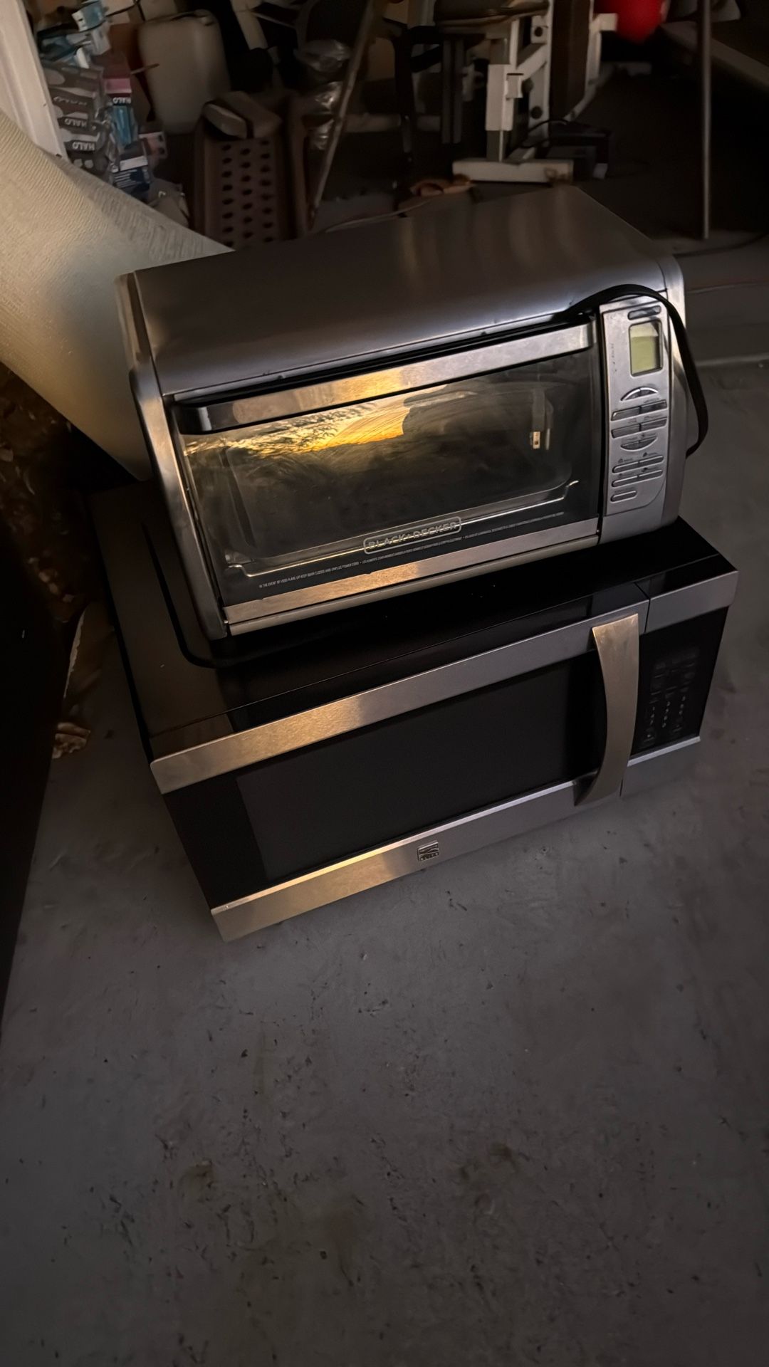 Microwave And Toaster Used