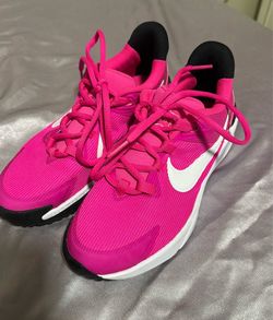 Pink Nike shoes