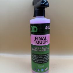 3D - Final Touch Quick Detailer