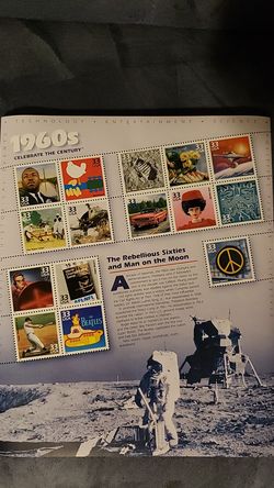 1960s Celebrate the Century stamps full sheet