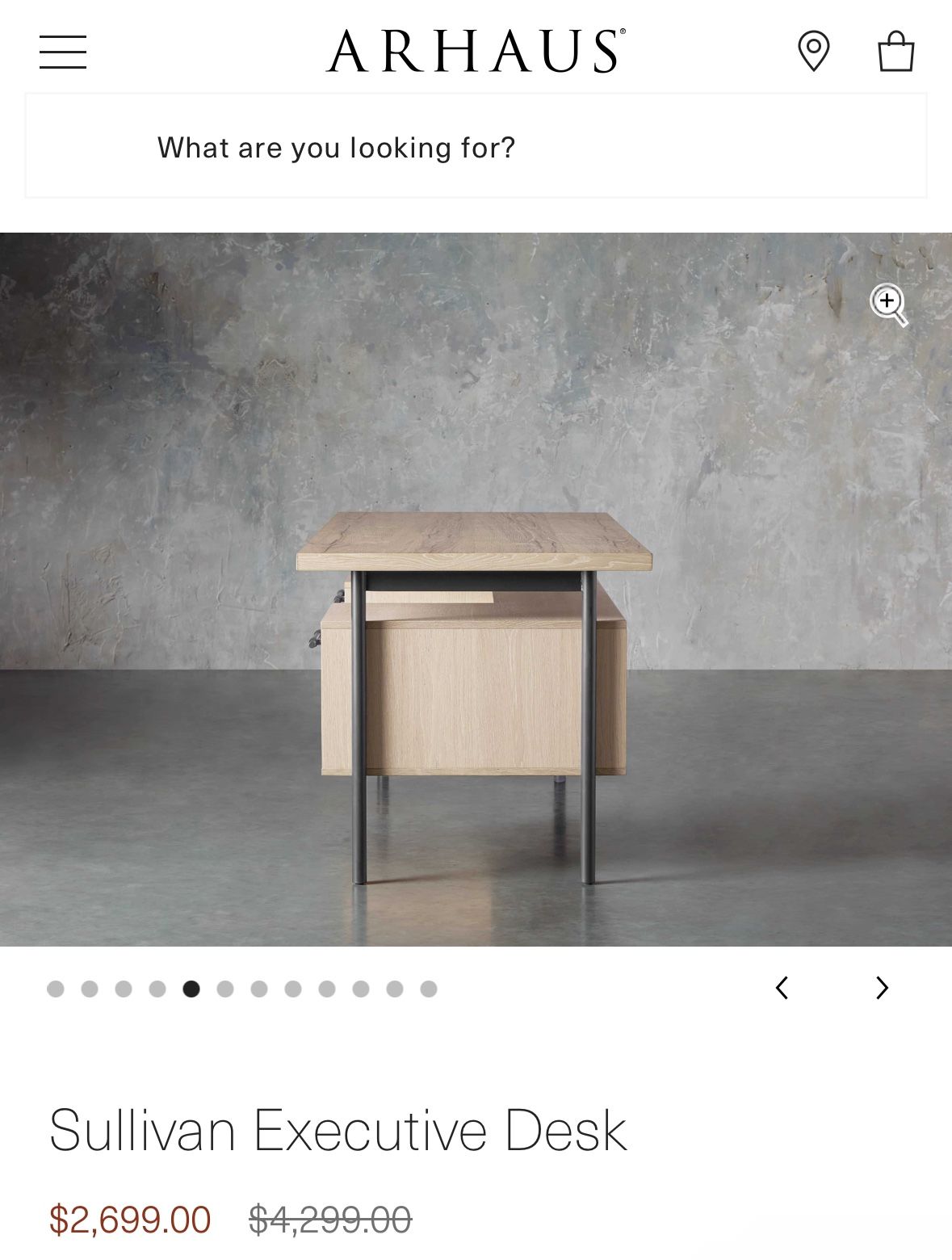Arhaus Sullivan Executive Desk - Thumbnail 5