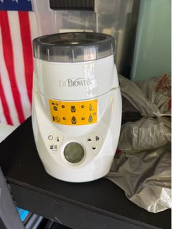 Bottle warmer. Glass or plastic