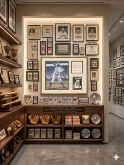 ​⚾ RARE Babe Ruth Tribute Display - Museum Grade