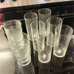 Crate and barrel bodega glasses set 12