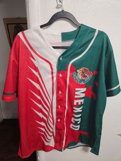 Mexico National Colors Baseball Jersey