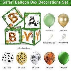 Safari Baby Shower Decor