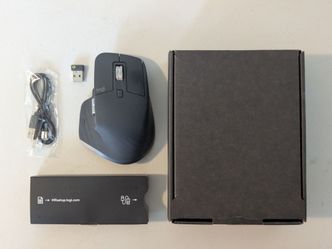 Logitech MX Master 3S Wireless & Bluetooth Mouse with Bolt Receiver