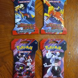 Pokémon Destined Rivals Booster Pack Set of 4