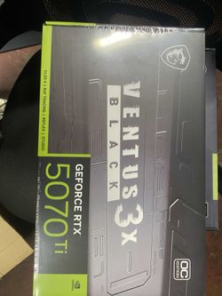 MSI RTX 5070 Ti Ventus 3X OC 16GB GDDR7 Factory Sealed – $900 FIRM