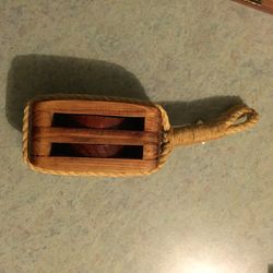 Boat sail, pulley/block, decorative, new