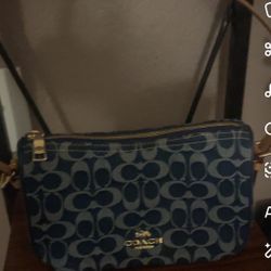 Coach Denim Bag $100