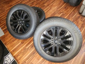 20" FORD 150 RIMS AND TIRES