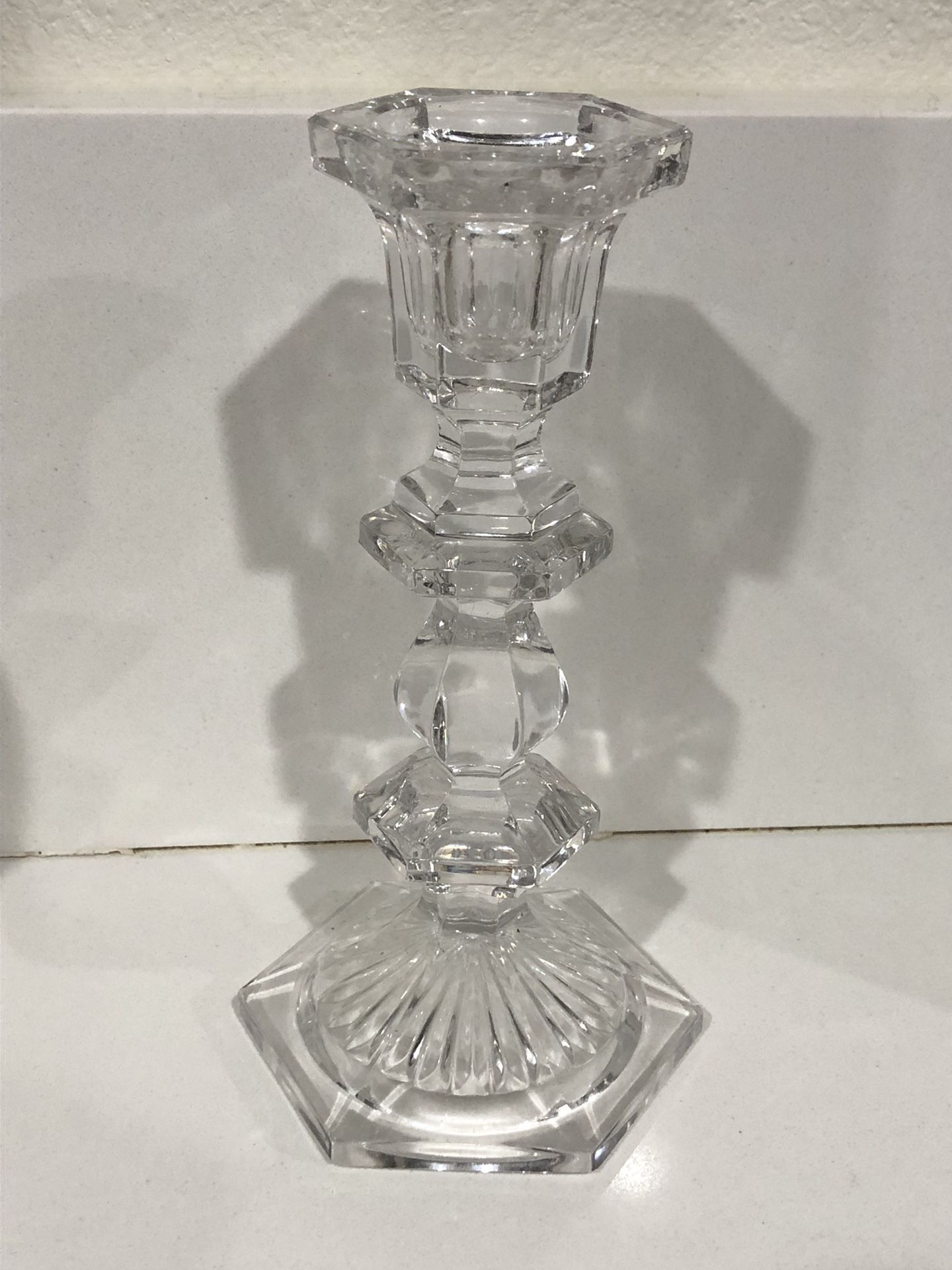 Glass Pillar Candle Holder 🕯️