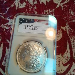 1896 Morgan Silver Dollar $85