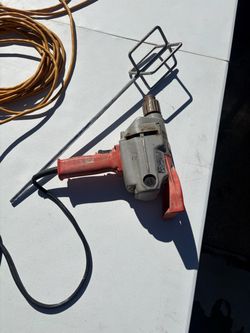 Electric Corded Drill Mixer/Taladro Eléctrico