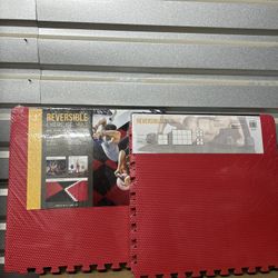 new 2 packages of exercise mat 8 square in total 	