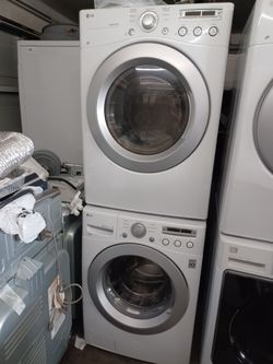 Lg Stackable Washer And Gas Dryer