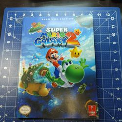 Super Mario Galaxy 2 Premiere Edition Prima Official Guide Nintendo w/ Poster.
This is a Prima Official Guidebook for Super Mario Galaxy 2