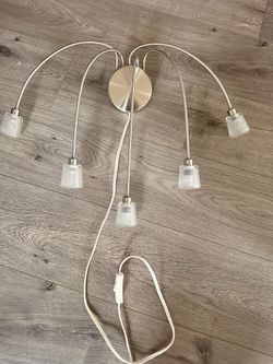 Ikea Wall Lamp Stainless Steel 