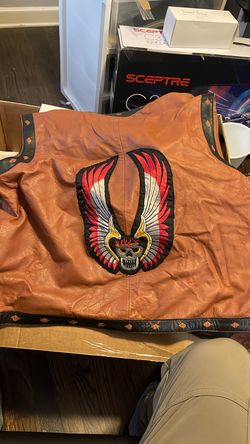 “The warriors” leather vest