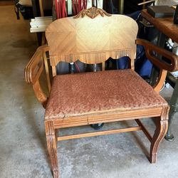 Antique Prayer Chair Depression Era