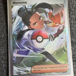 Pokemon Paldean Fates 238/091 Nemona Special Illustration Rare Pack Fresh - Mint