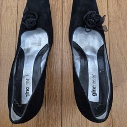 Black Gino Rossi Heels (38, 7.5)