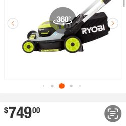 Lawn Mover Ryoby 40v Self Propelled  170cc Bateria Y Cargador !