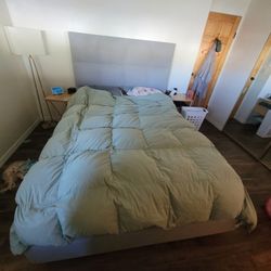 Queen Bed Frame With Storage Living Spaces