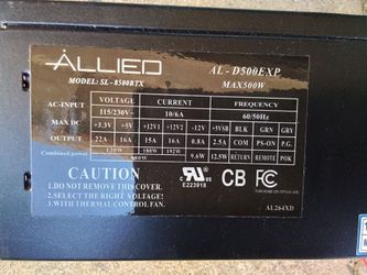Allied 500w Power Suppy