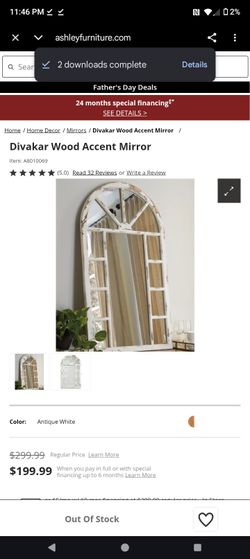 Rustic farmhouse wall mirror