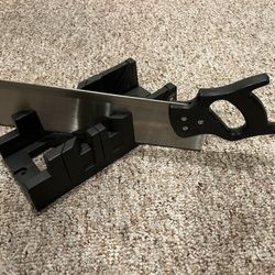 Miter Box With 14 Inch Back Saw