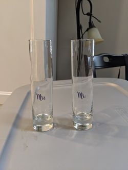 Mr/Mrs glasses - Sand Ceremony