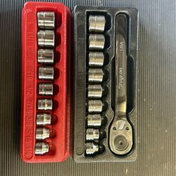 Snap On Low Pro Sockets And Ratchet 500$ OBO