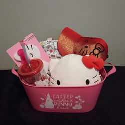 Hello Kitty Squishmallow Easter Basket