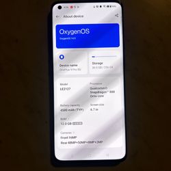 OnePlus 9 Pro 5G | LE2127| 256GB | Arctic Sky| Unlocked