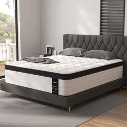 [New] 14" King Hybrid Mattress Motion Isolation