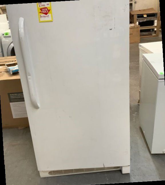 Frigidaire stand up Freezer 🥶❄️ Model FFFU14F2QWR 🤩⚡️ Appliance Liquidations 🤩 R92D