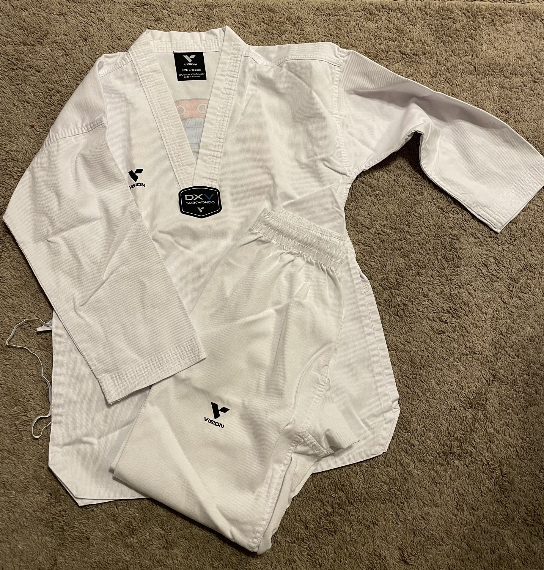 Teakwondo Uniform Size 2/160