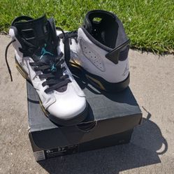 Jordan 6 Retro Hyper Jade 6Y/Wo.7½