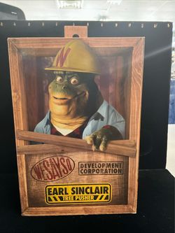 NECA Dinosaurs (2023) EARL SINCLAIR Tree Pusher 6.5" Action Figure w/Accessories