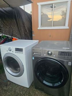 LG washer and dryer