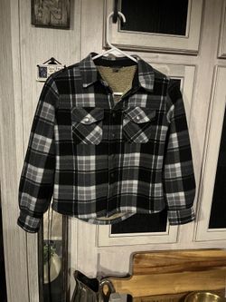 Flannel coat for boys size 8
